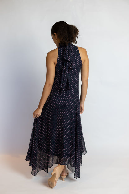 Tiana Polka Dot Maxi Dress