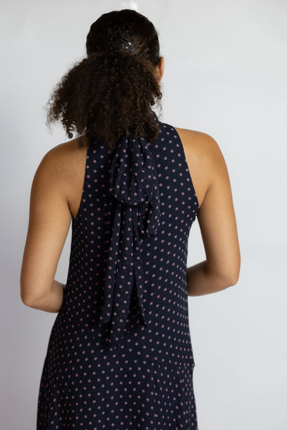 Tiana Polka Dot Maxi Dress