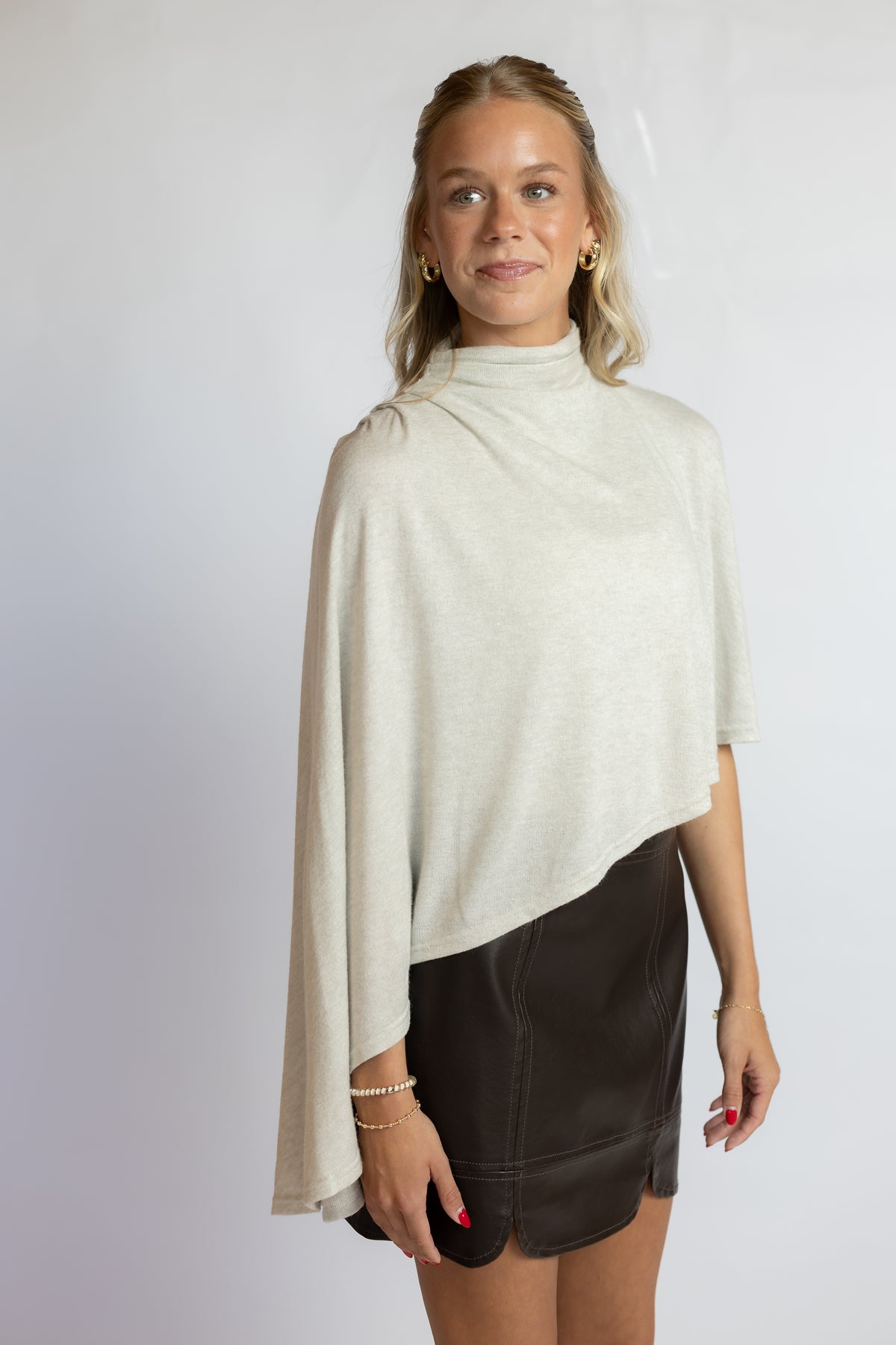 Diana Faux Leather Mini Skirt