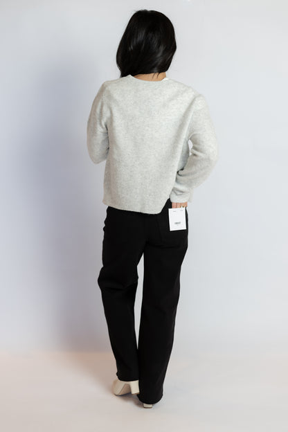 In The Middle Black Crop Jeans