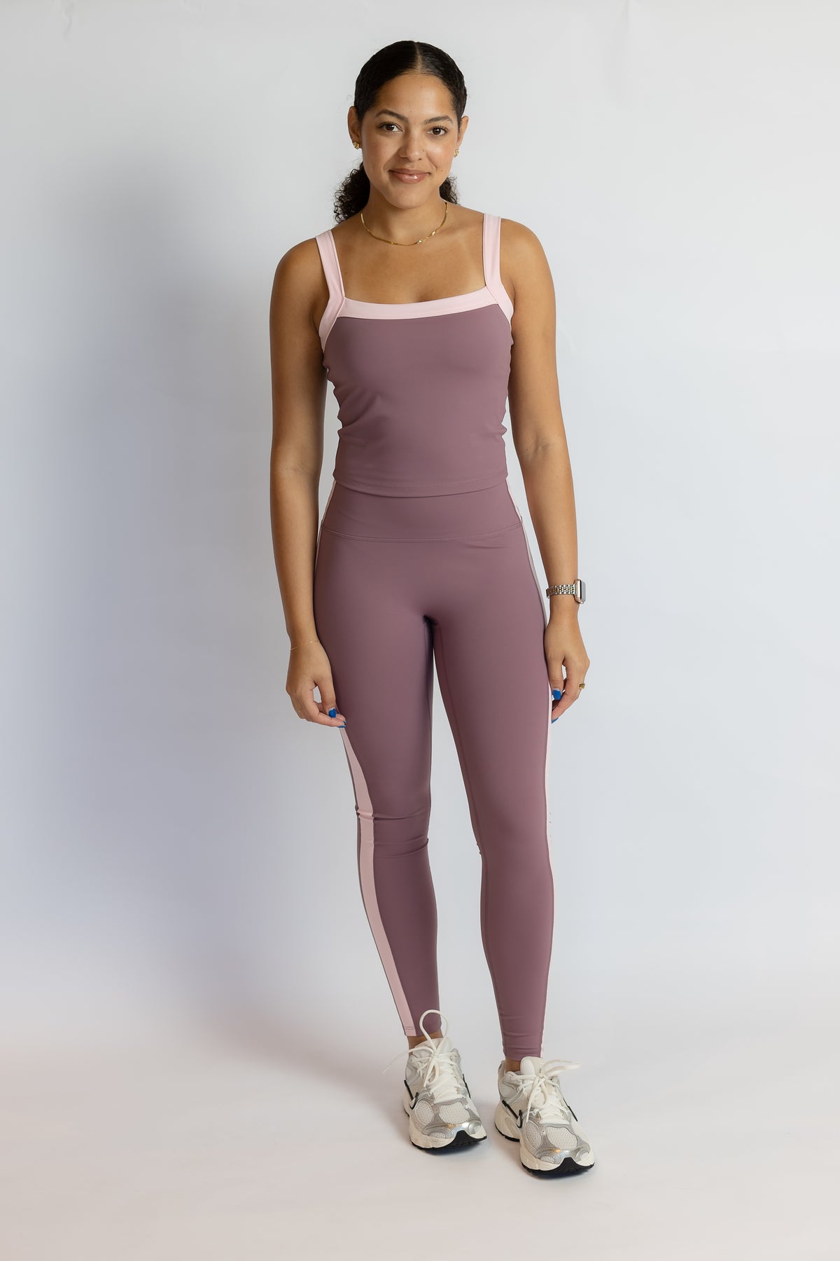 Mallori Contrast Block Tank Top