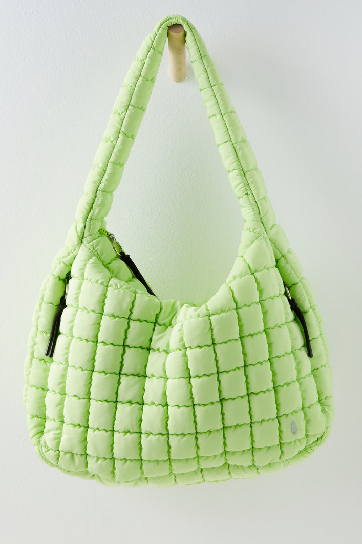 Quilted Carryall Pale Neon