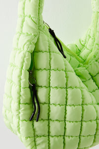 Quilted Carryall Pale Neon