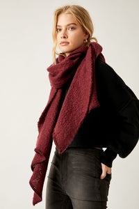 Rangeley Recycled Blend Scarf Pinot Noir
