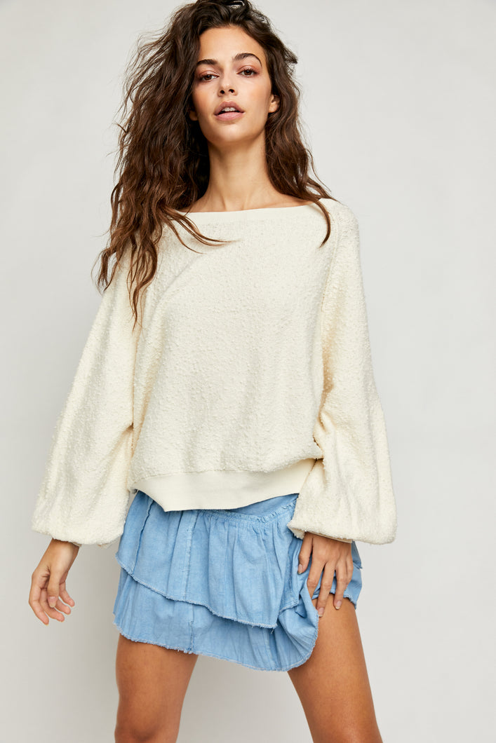 Found My Friend Pullover Cream