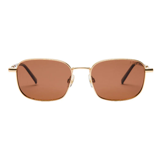 Quinn Sunnies Gold/Brown