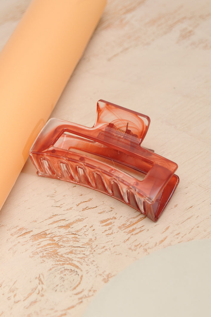 Jessa Claw Clip Red