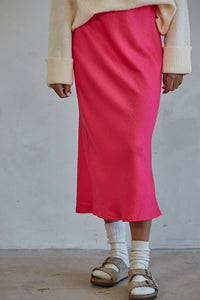 Gala Satin Skirt