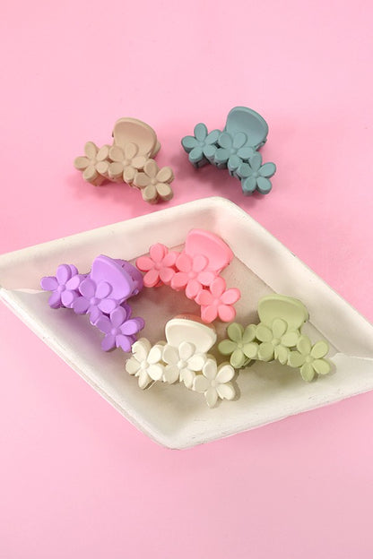 Petal Charm Hair Clip Set
