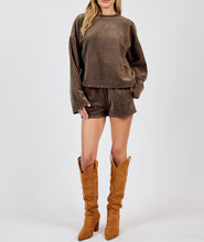Load image into Gallery viewer, Come Over Brushed Knit Shorts