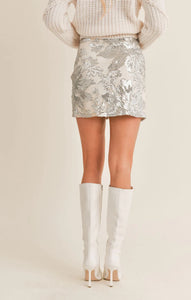 Aura Sequin Mini Skirt