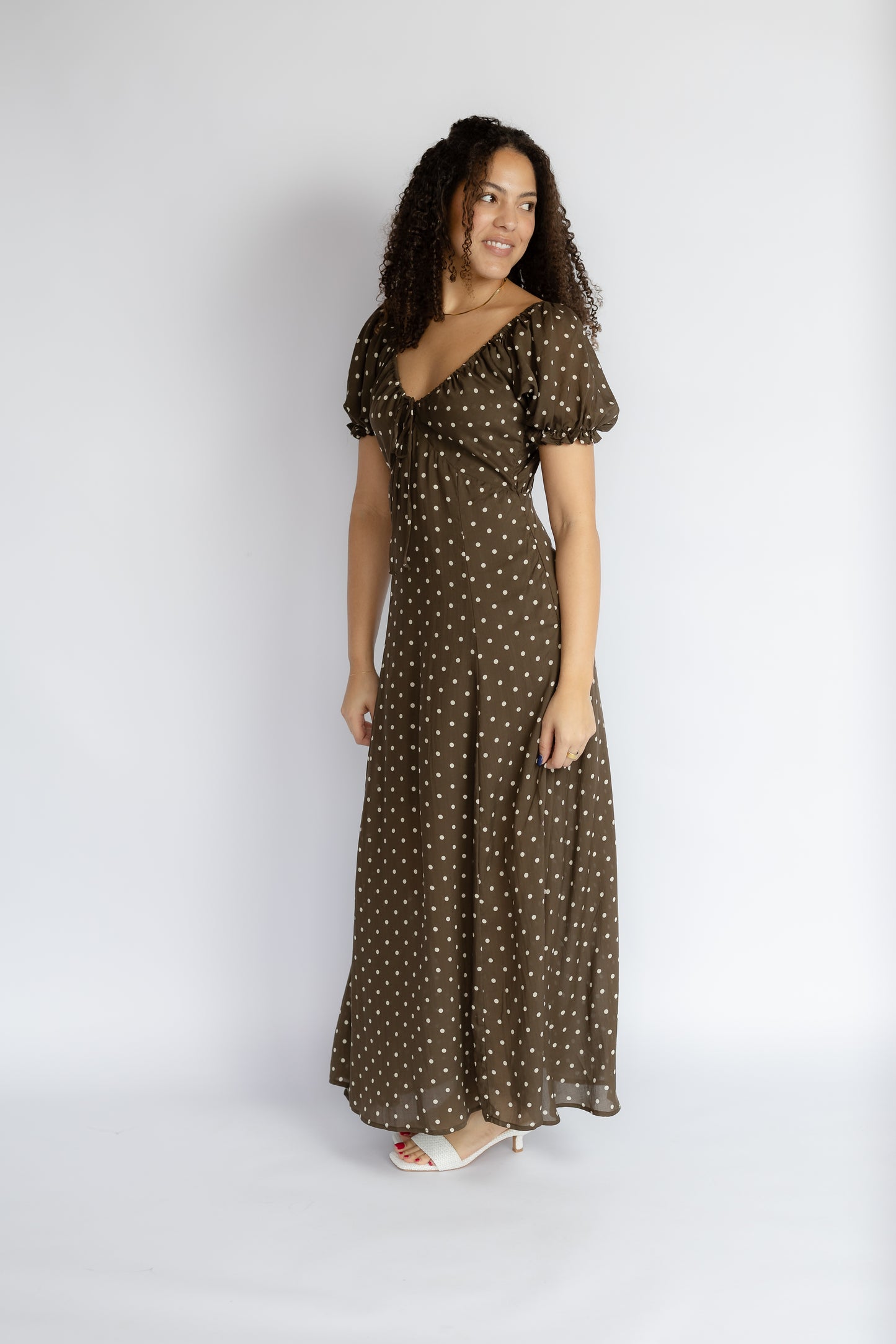 Isolde Dotted Dress