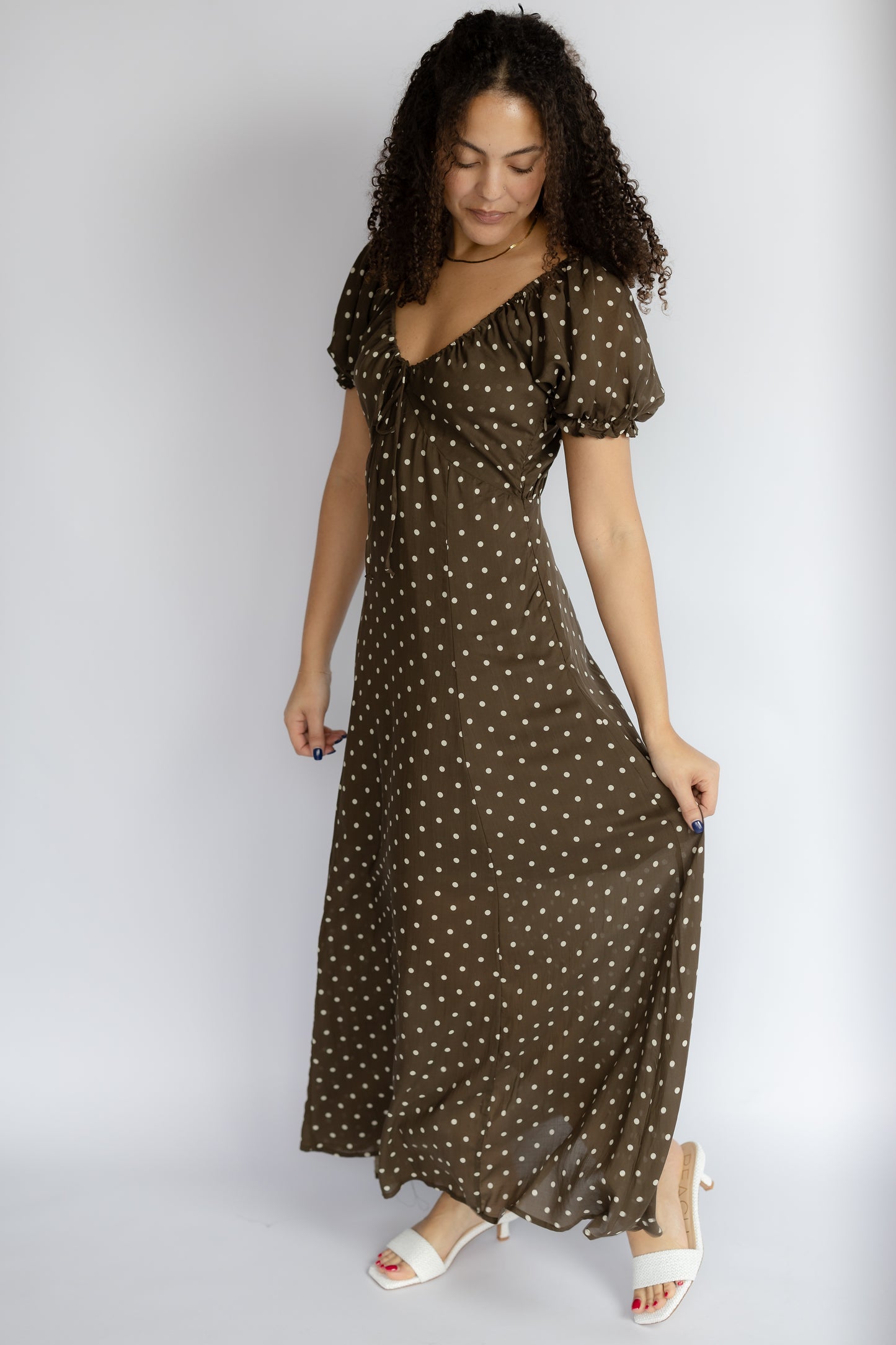 Isolde Dotted Dress