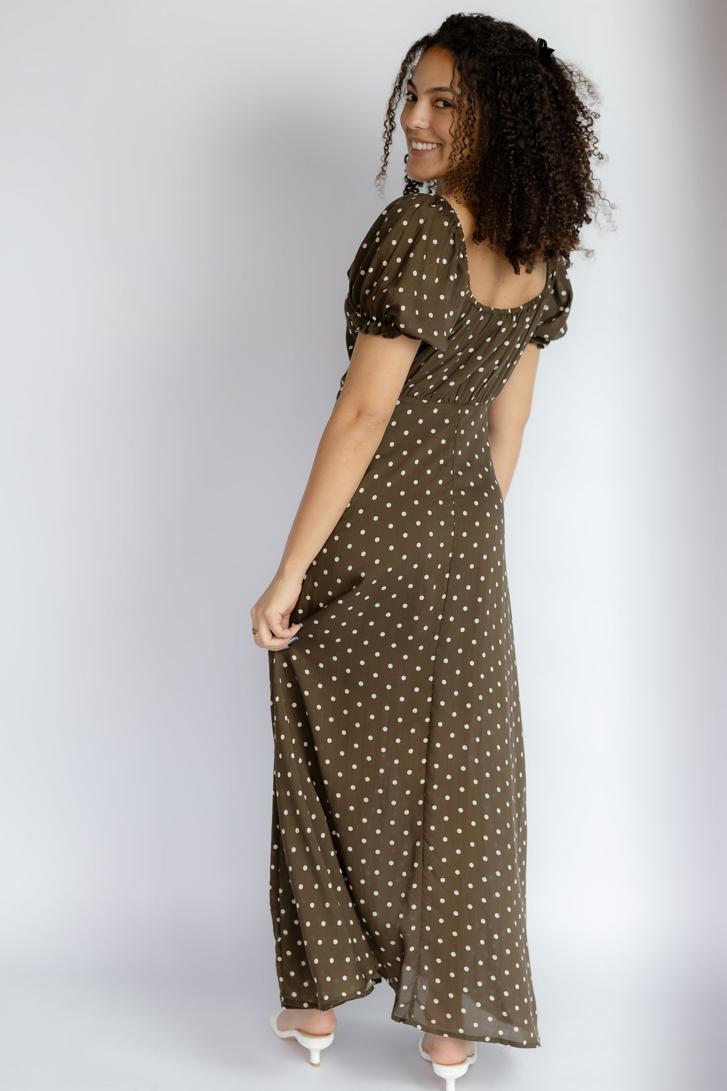 Isolde Dotted Dress
