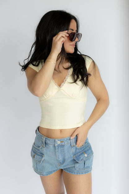 Ready To Roll Denim Shorts