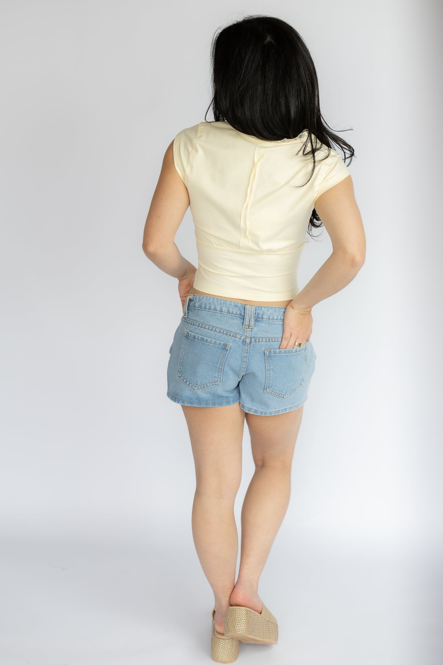 Ready To Roll Denim Shorts