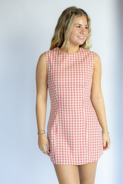 Clementine Gingham Mini Dress