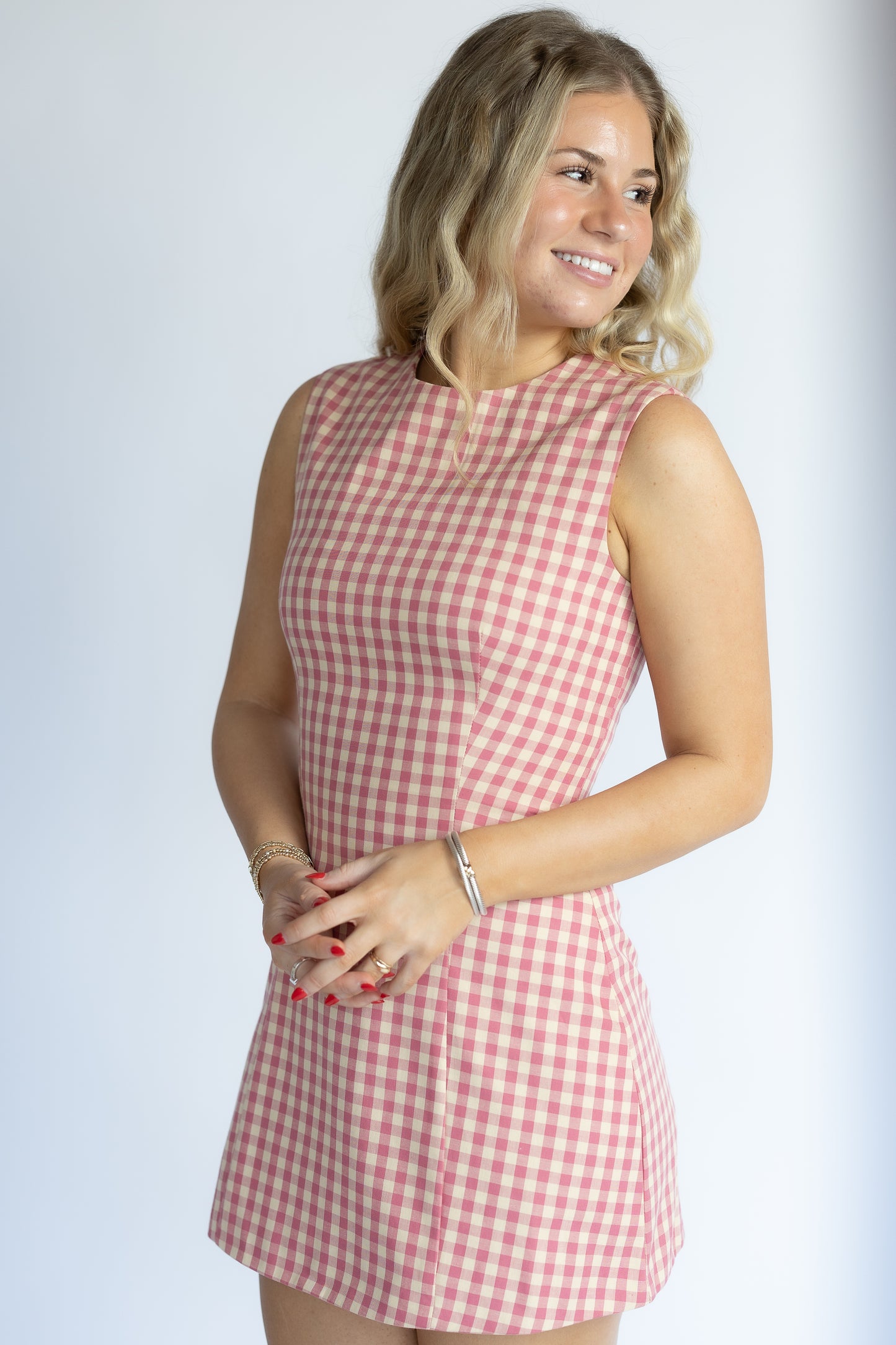Clementine Gingham Mini Dress
