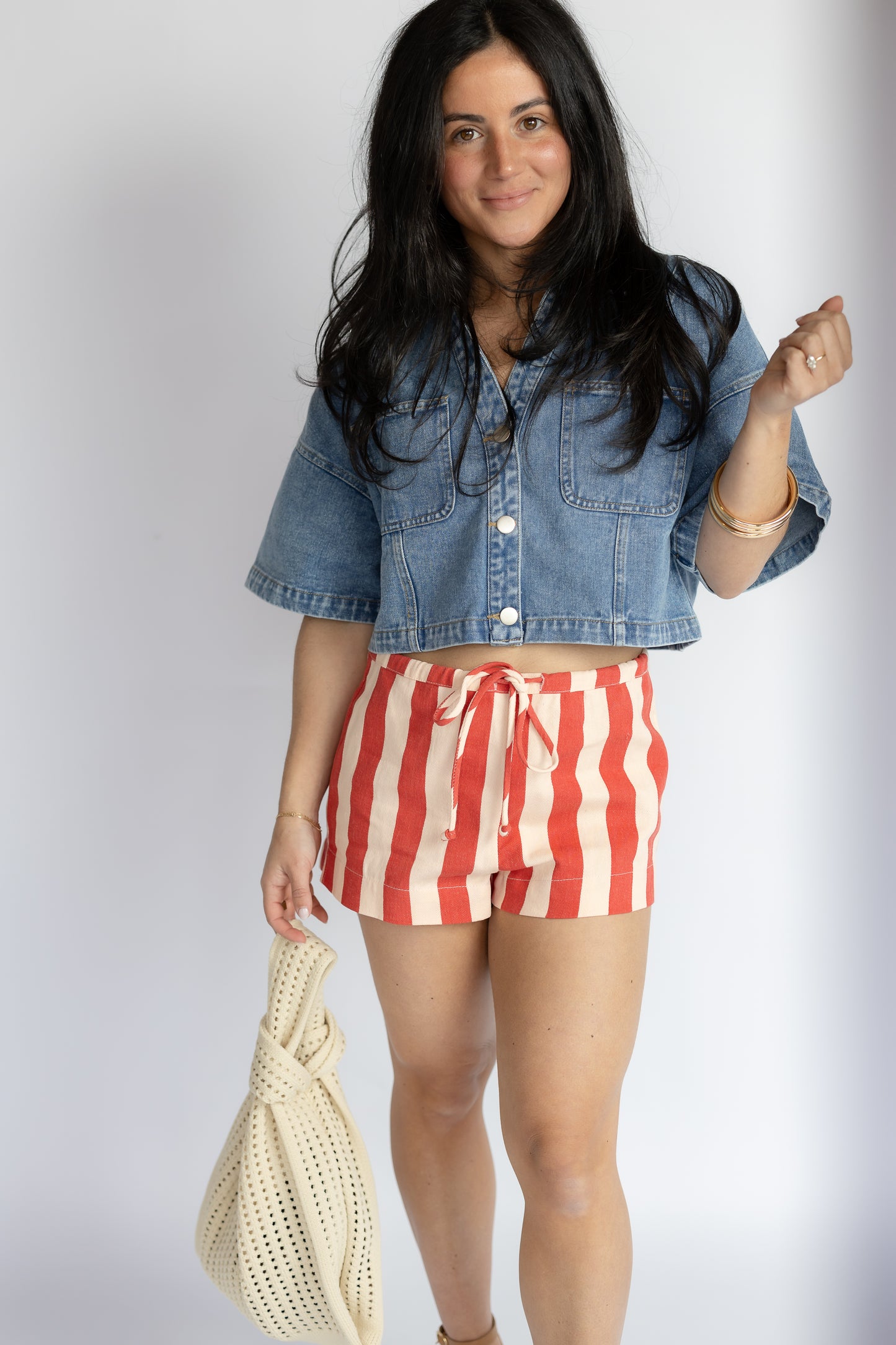 Callie Striped Shorts