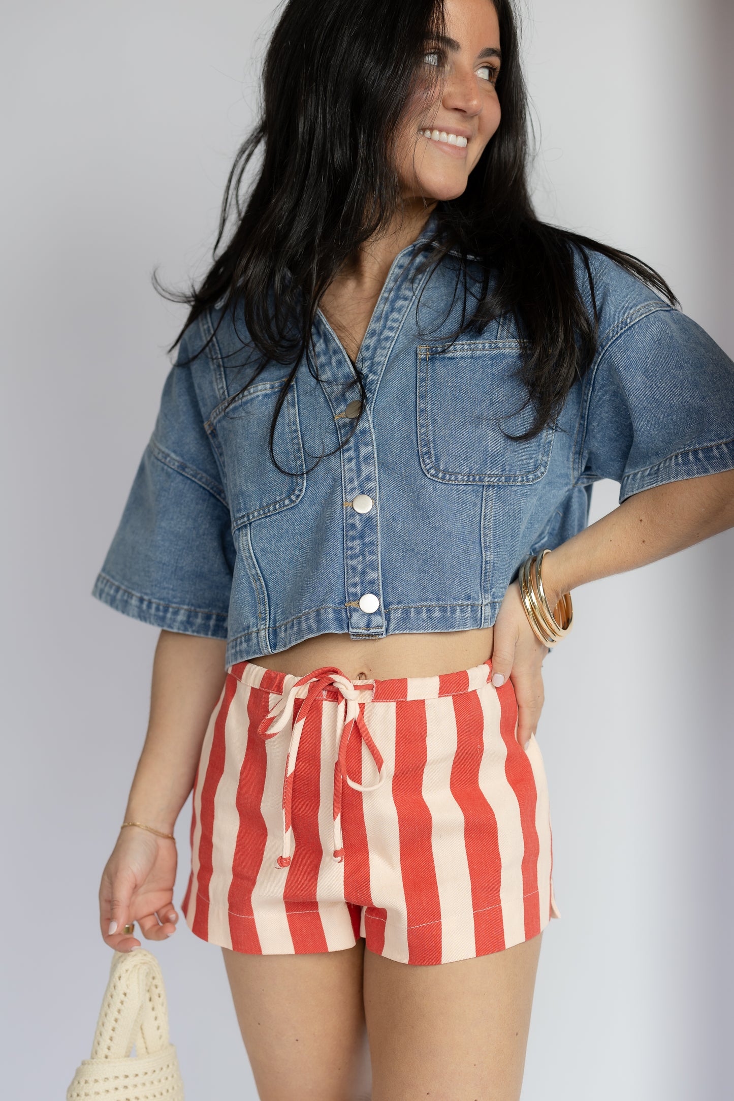 Callie Striped Shorts