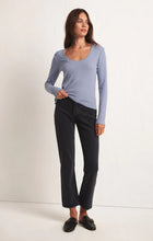 Load image into Gallery viewer, Sirena Rib Long Sleeve Stormy