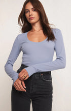 Load image into Gallery viewer, Sirena Rib Long Sleeve Stormy