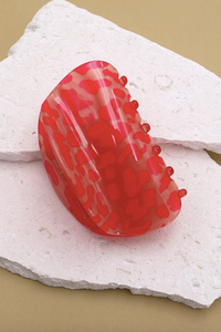 Go Halfsies Claw Clip Red