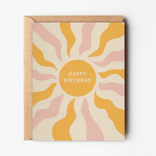 Load image into Gallery viewer, Boho Sun Birthday Card