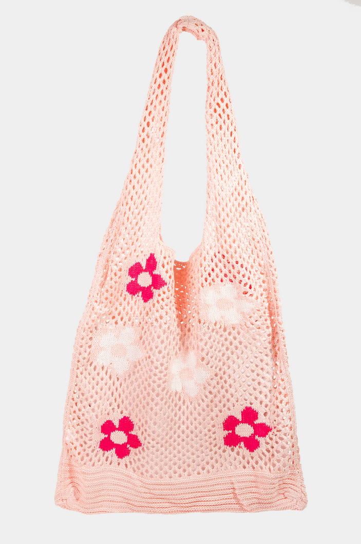 Change Me Floral Tote Bag Pink