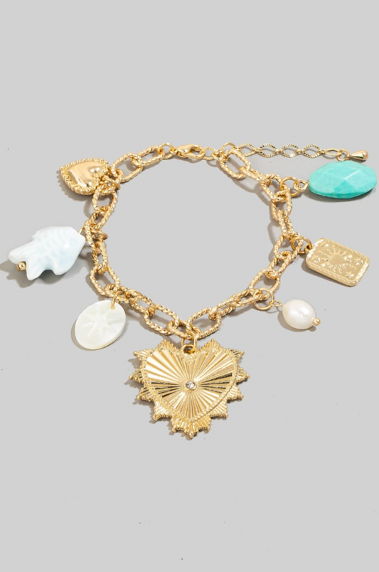 Mai Tai Stone Charm Bracelet