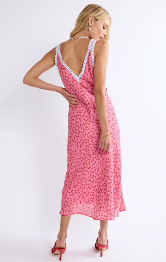 Botanica Lace Insert Midi Dress