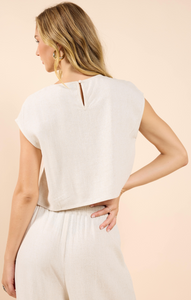 Sugarloaf Linen Top