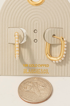 Load image into Gallery viewer, About Me Pearl Hoops