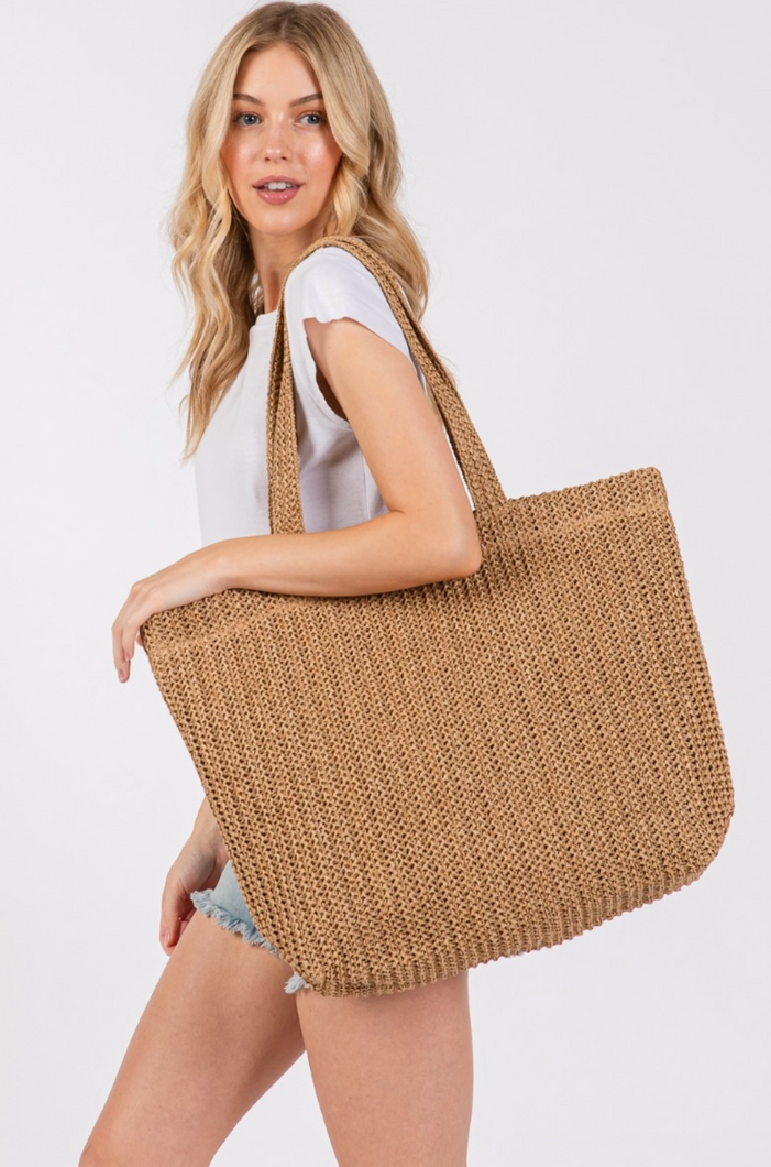 San Juan Large Tote Bag Tan