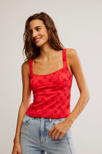Load image into Gallery viewer, Full Bloom Eyelet Cami