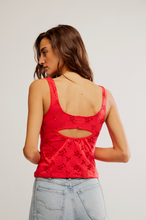 Load image into Gallery viewer, Full Bloom Eyelet Cami