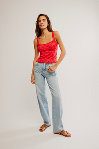 Full Bloom Eyelet Cami
