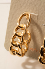 Load image into Gallery viewer, Sunset Blvd Chain Hoops
