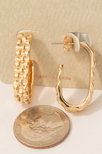 Load image into Gallery viewer, Open Arms Oval Hoops