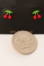 Load image into Gallery viewer, Even Better Cherry Stud Earrings
