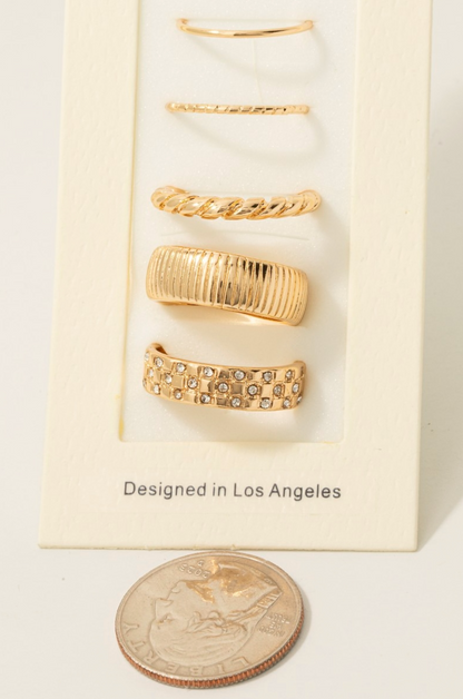 Sabrina Rings Set