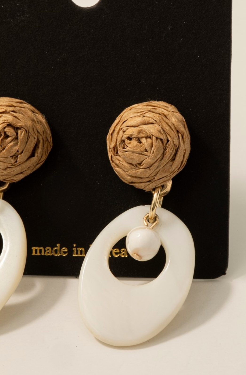 Marco Island Rattan Earrings