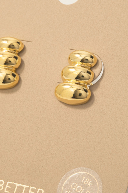 Never Forget You Tiered Earrings