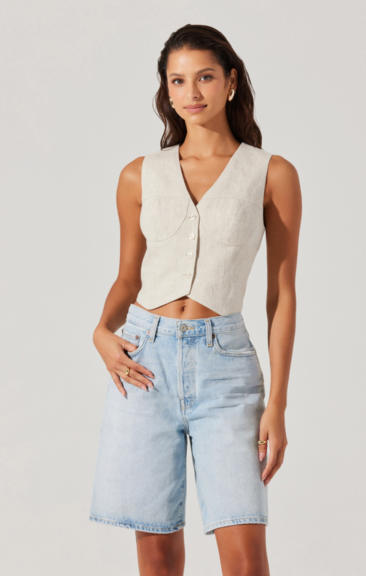 Ossa Linen Vest