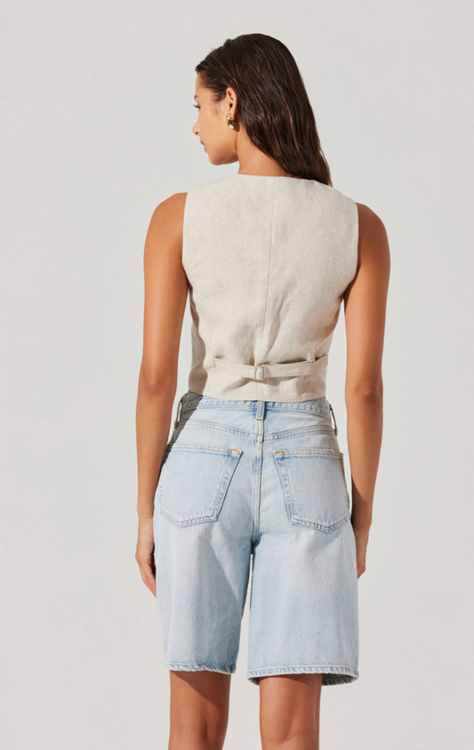 Ossa Linen Vest