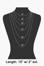 Load image into Gallery viewer, Stars Above Snake Chain Necklace