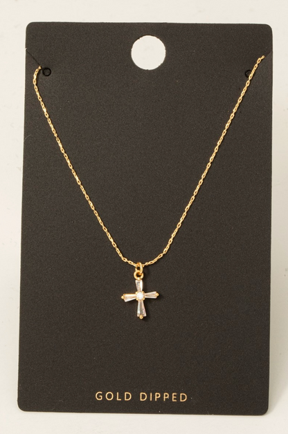 Joyride Cross Pendant Necklace