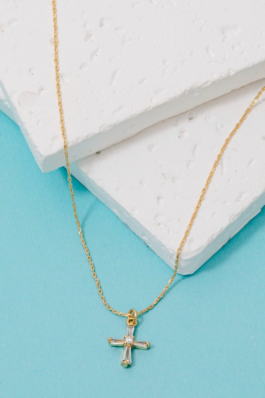 Joyride Cross Pendant Necklace