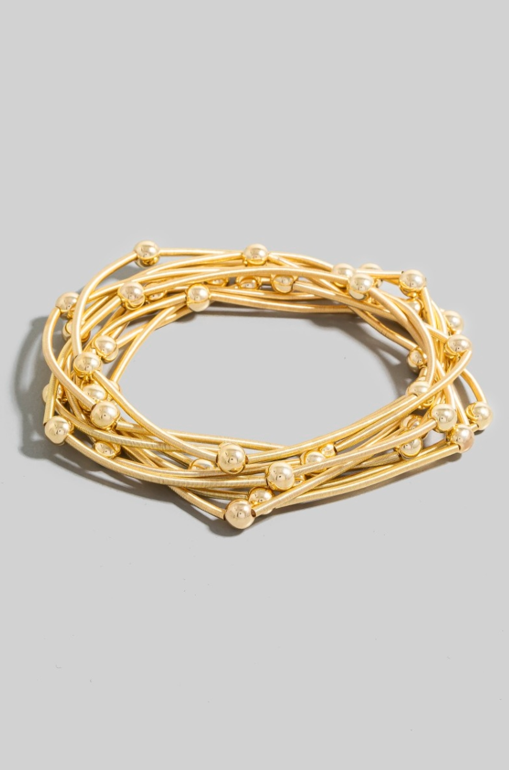 Miranda Metallic Bracelet Set Gold