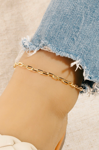 No New Friends Chain Anklet